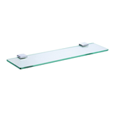 Arcisan Eneo Glass Streamline Shelf 50cm - Chrome